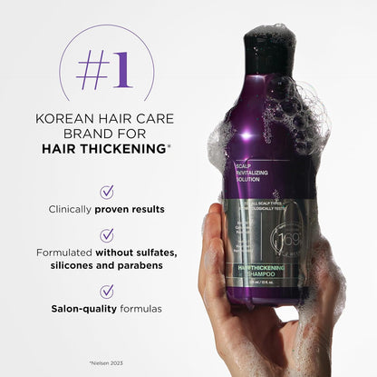 Doctor G. Thickening Serum, Shampoo, Conditioner, and Scalp Treatment Set for Hair Loss